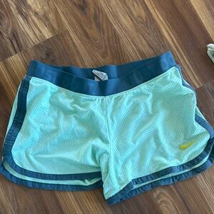 Nike Blue Athletic Shorts Lightweight Performance